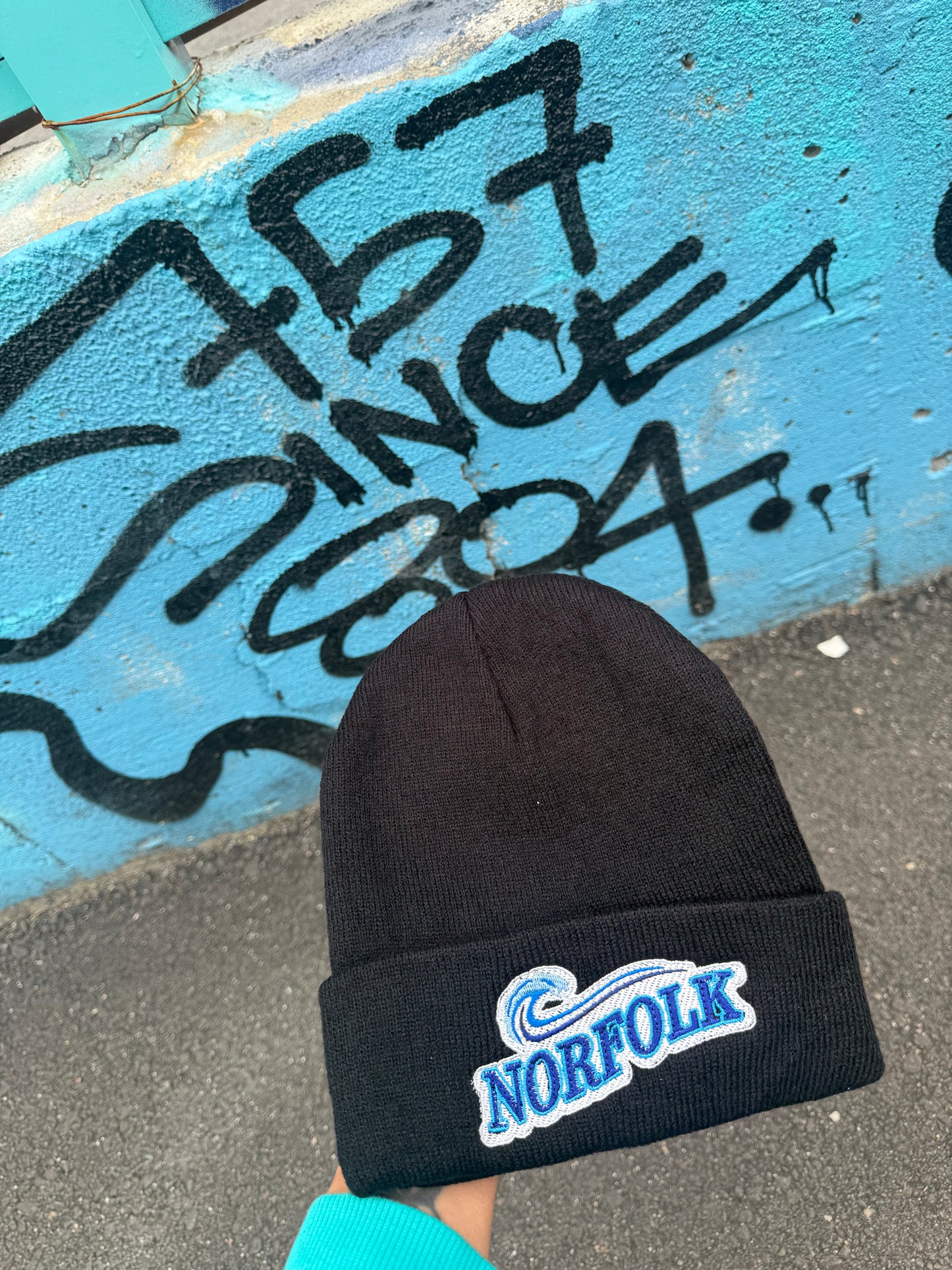 Norfolk Wave Beanie (Black)